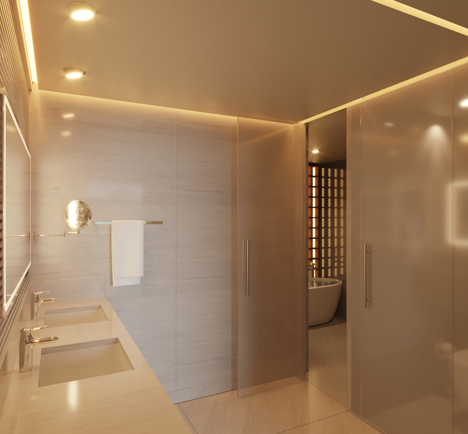 Banheiro de Luxo com Hidromassagem