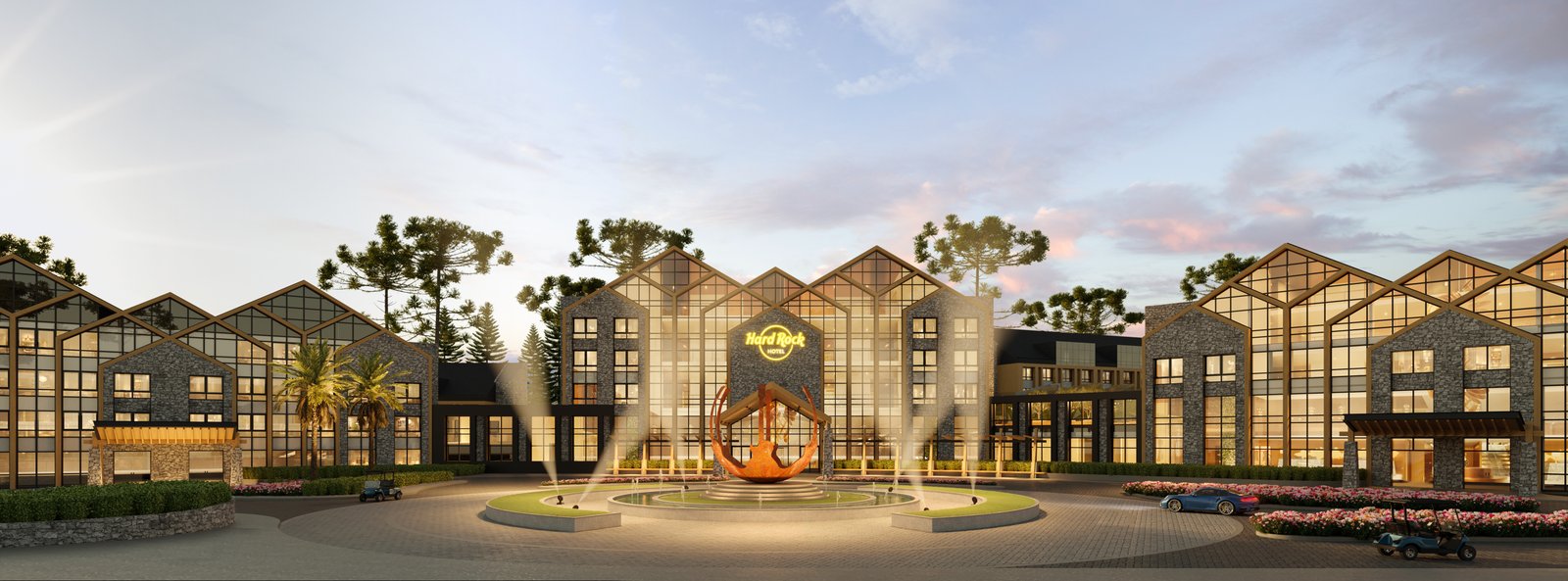 Hard Rock Hotel & Vacation Club Gramado — Vista Geral do Complexo