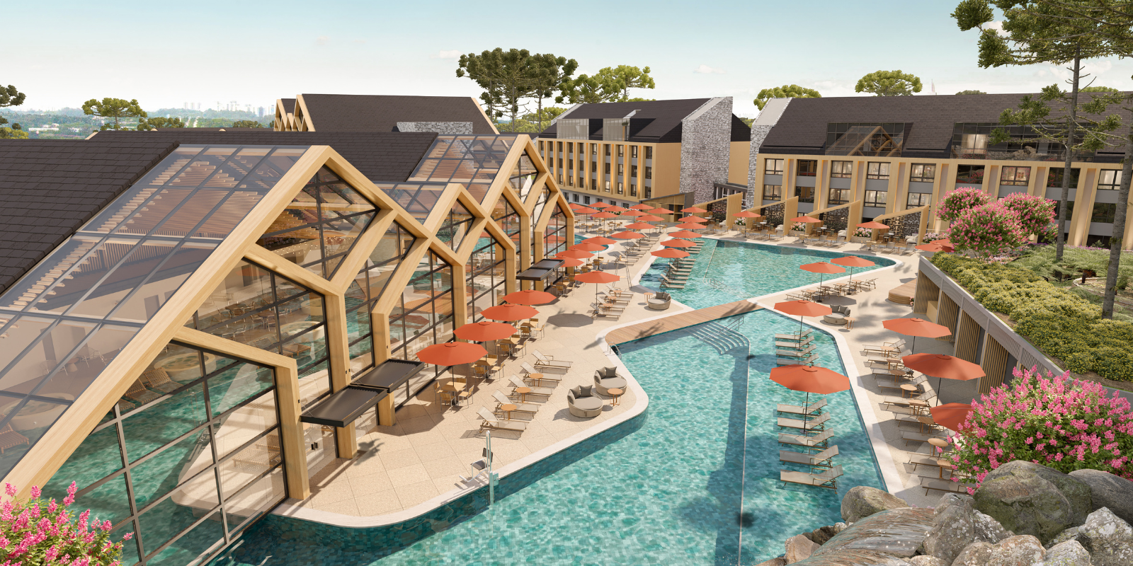 Piscinas Externas Hard Rock Hotel & Vacation Club Gramado
